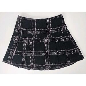 Vintage Old‎ Navy Skirt Toddler Girls 4 Black Pink Lined Holiday Christmas Party